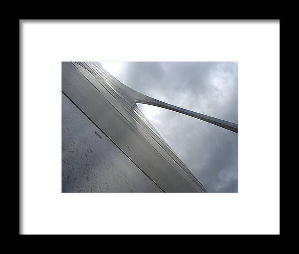 Saint Louis Arch Framed Print featuring the photograph Arch to the Sky #6 by Kenny Glover