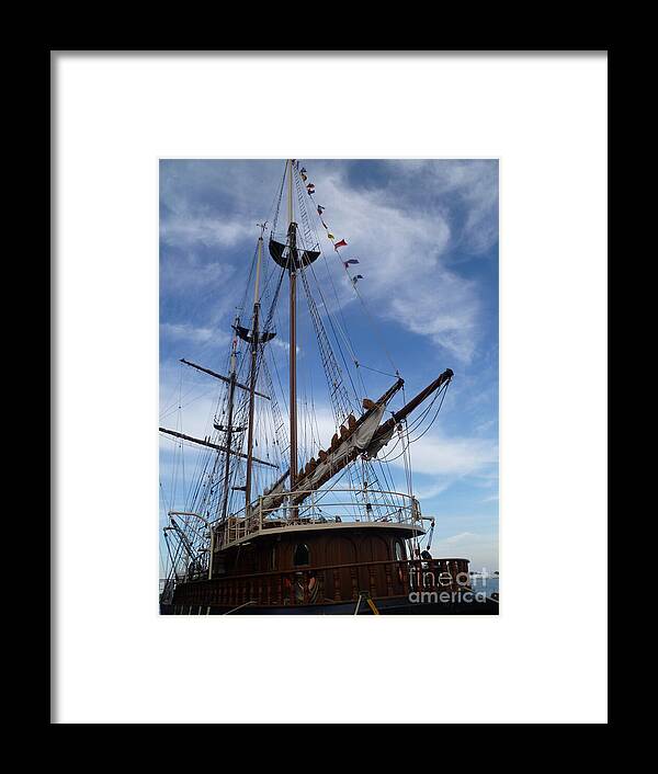 Ship Framed Print featuring the photograph 1812 Tall Ships Peacemaker by Lingfai Leung