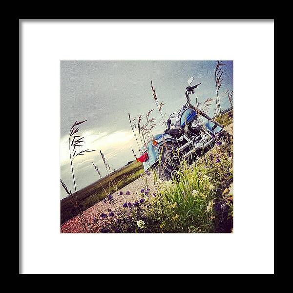 Motorcycle Framed Print featuring the photograph Instagram Photo #19 by Aaron Kremer