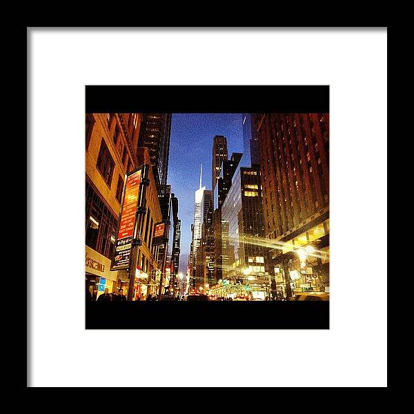 Nyc Framed Print featuring the photograph Instagram Photo #19 by Sean Fredriksen