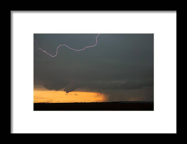 Stormscape Framed Print featuring the photograph Let the Storm Season Begin #17 by NebraskaSC
