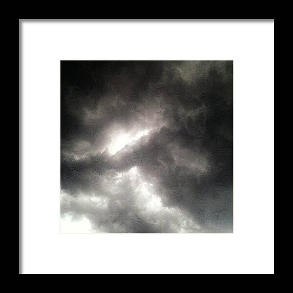 City Framed Print featuring the photograph #storm #cloud #rain #thunder #sky #19 by Joe Giampaoli