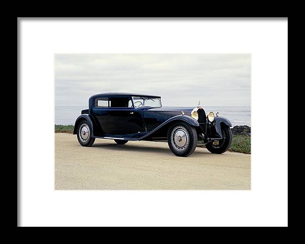 Photography Framed Print featuring the photograph 1931 Bugatti Royale 2-door Hardtop by Panoramic Images
