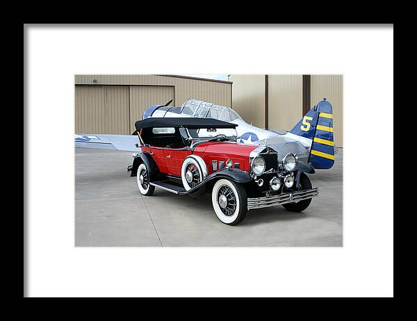 1931 Willys-knight Phaeton Sport Touring Framed Print featuring the photograph 1931 Willys Knight Phaeton Sports Touring by Jack Pumphrey