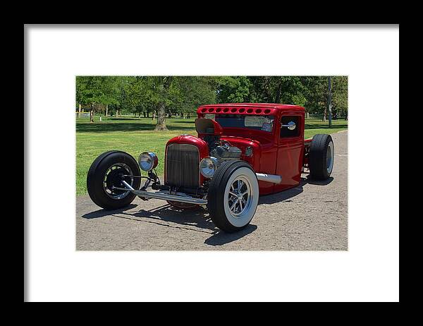 1934 Framed Print featuring the photograph 1934 Ford Pickup Truck Hot Rod by Tim McCullough