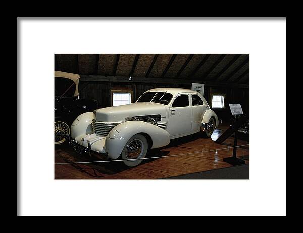 1937 Framed Print featuring the photograph 1937 Cord 812 Westchester by Richard Gregurich