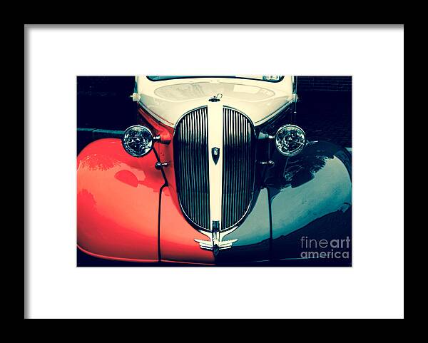 Car Framed Print featuring the photograph 1938 Plymouth Deluxe by Steven Digman