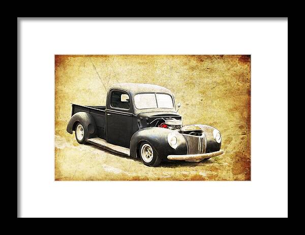 Classic Framed Print featuring the photograph 1940 Ford Pickup by Steve McKinzie