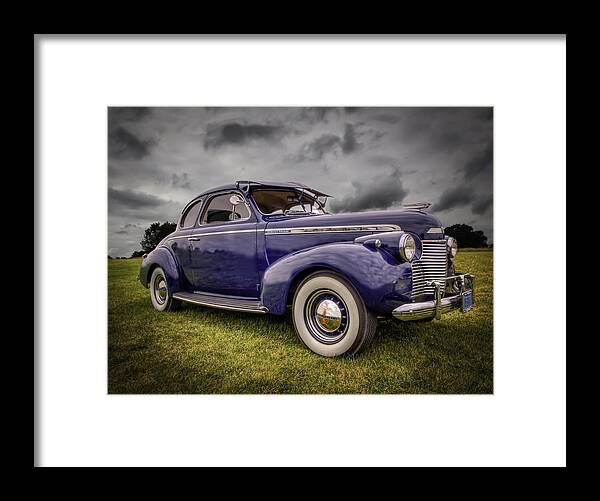 1940 Super Deluxe Chevrolet Framed Print featuring the photograph 1940 Special Deluxe by Thomas Young