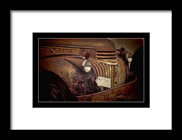 Chevy Framed Print featuring the photograph 1946 Chevy Truck by Ron Roberts