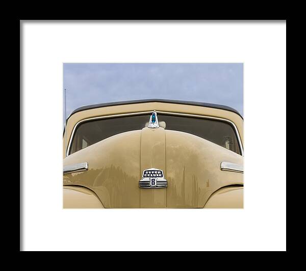 Antique Framed Print featuring the photograph 1947 Ford Super Deluxe Wagon by Jack R Perry