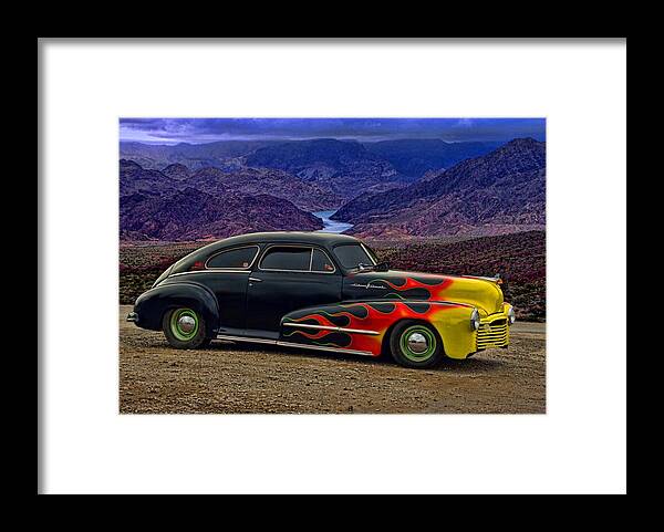 1948 Framed Print featuring the photograph 1948 Pontiac Silver Streak by Tim McCullough
