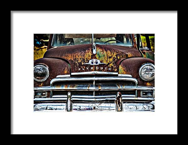 1949 Framed Print featuring the photograph 1949 Plymouth by Thomas Kessler