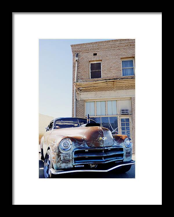 Plymouth Framed Print featuring the photograph 1952 Plymouth Downtown by Pamela Patch