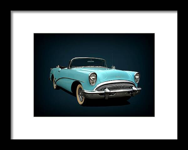 1954 Framed Print featuring the photograph 1954 Buick Convertible by Tim McCullough