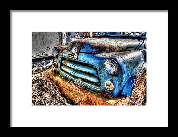 Hdr Framed Print featuring the photograph 1954 Dodge Pickup by Paul Mashburn