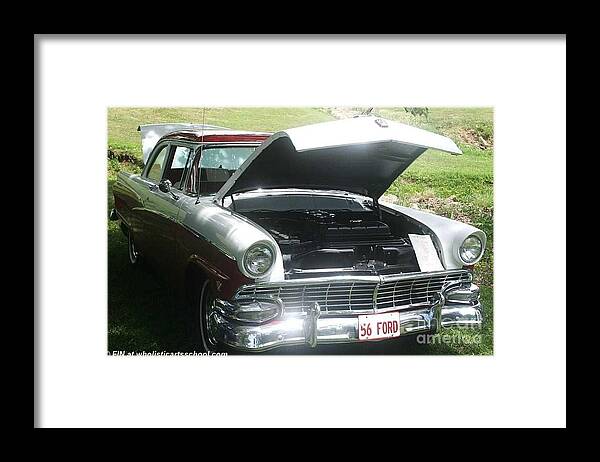 1956 Ford Framed Print featuring the photograph 1956 Ford by PainterArtist FIN