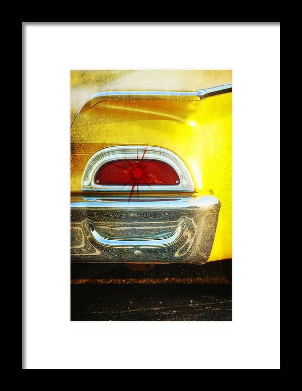 Car Framed Print featuring the photograph 1960 Fairlane Fin by Joan Bertucci