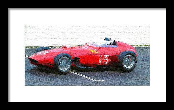 Ferrari Framed Print featuring the photograph 1960 Ferrari 246S Dino by John Colley