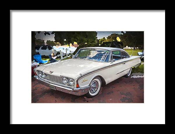 1960 Ford Starliner Framed Print featuring the photograph 1960 Ford Starliner by Rich Franco