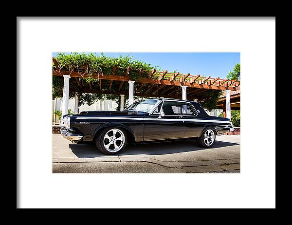 1963 Framed Print featuring the photograph 1963 Dodge Polara by Ron Pate