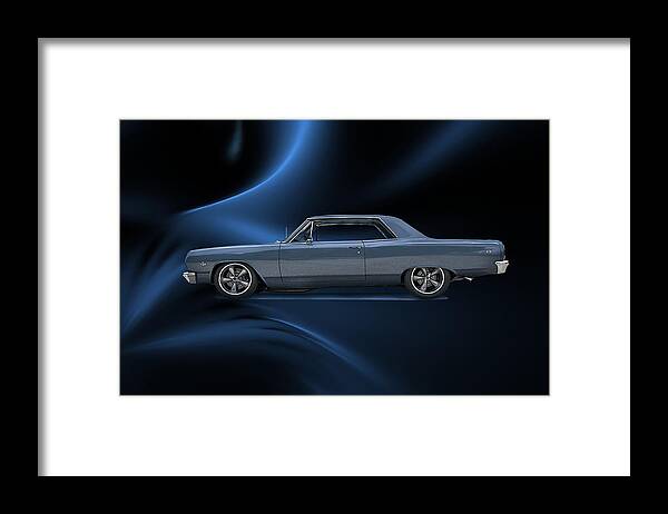 Alloy Framed Print featuring the photograph 1965 Chevelle SS XI by Dave Koontz