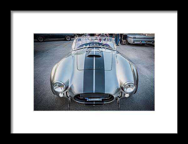 1965 Ford Ac Cobra Framed Print featuring the photograph 1965 Ford AC Cobra Replica Painted by Rich Franco