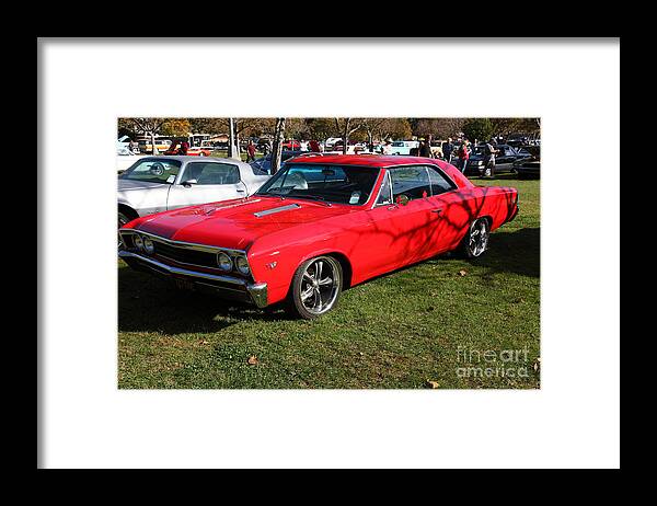 Transportation Framed Print featuring the photograph 1967 Chevrolet Chevelle SS Hotrod 5D26460 by Wingsdomain Art and Photography