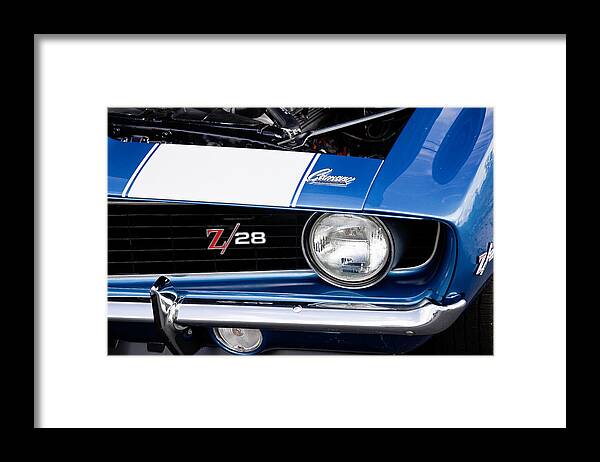 Camaro Framed Print featuring the photograph 1969 Z28 Camaro Real Muscle Car by Rich Franco