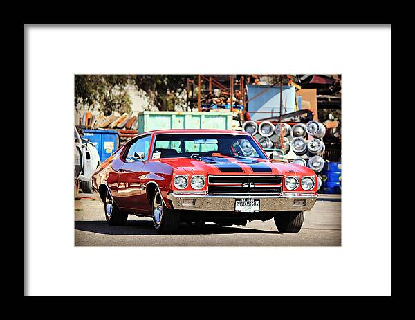 1970 Framed Print featuring the photograph 1970 Chevelle SS by Steve Natale