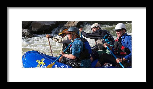Raft Framed Print featuring the photograph 1st Place Team by Britt Runyon