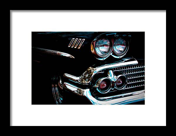 58 Framed Print featuring the photograph 1958 Chevy Bel Air #2 by David Patterson