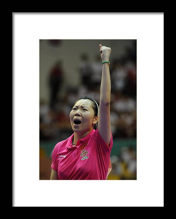 People Framed Print featuring the photograph 2016 World Team Table Tennis Championship by Robertus Pudyanto