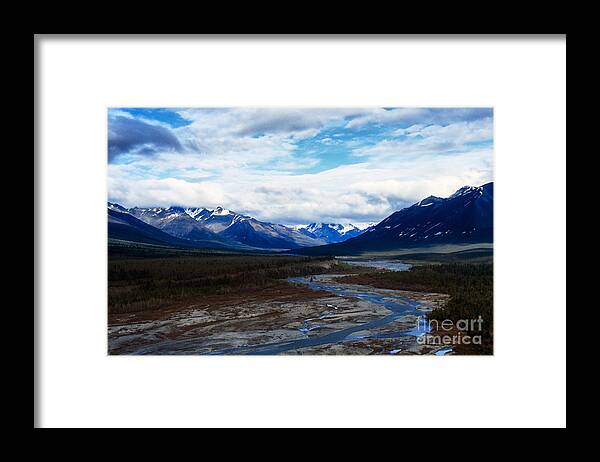 Alaska Framed Print featuring the photograph Alaska Mountain Range #2 by Thomas R Fletcher