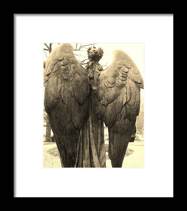 Angel Framed Print featuring the photograph Angel Wings #2 by Cindy Fleener