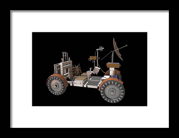 Rover Framed Print featuring the photograph Apollo Lunar Rover #2 by Take 27 Ltd