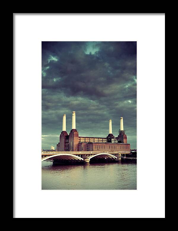 London Framed Print featuring the photograph Battersea Power Station London #2 by Songquan Deng