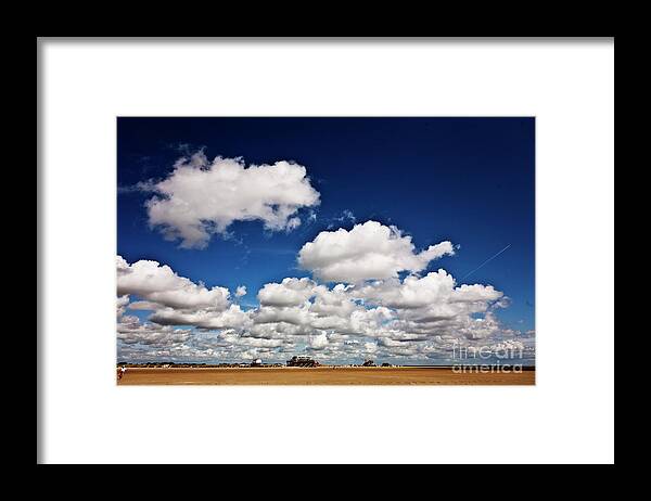 Beach Framed Print featuring the photograph Beach Far and Wide by Heiko Koehrer-Wagner