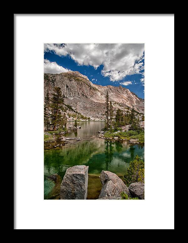 Lake Framed Print featuring the photograph Blue Lake #2 by Cat Connor