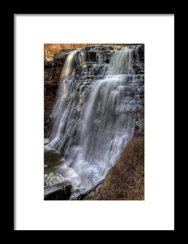 Waterfall Framed Print featuring the photograph Brandywine Falls #2 by David Dufresne