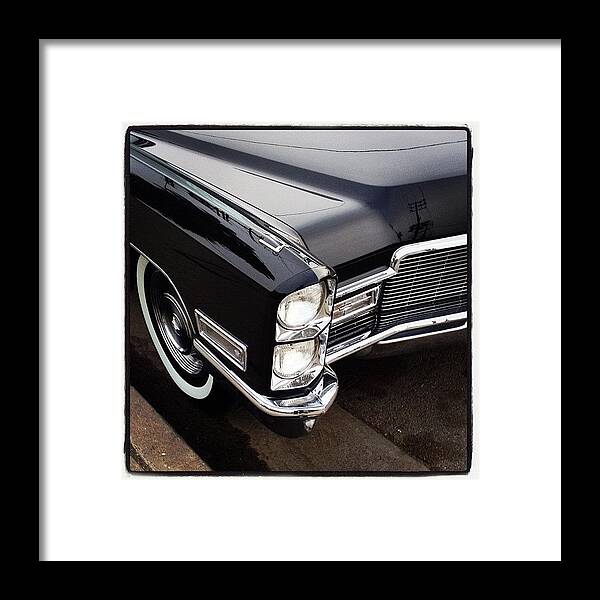 Thecarlovers Framed Print featuring the photograph #cadillac #vintagecars #oldcars #2 by Mike Valentine
