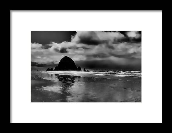 Cannon Beach - Oregon Framed Print featuring the photograph Cannon Beach - Oregon #3 by David Patterson