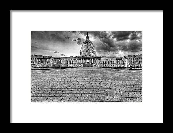 America Framed Print featuring the photograph Capitol Building #2 by Peter Lakomy