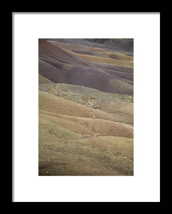 Coloured Earths Framed Print featuring the photograph Chamarel Coloured Earths #2 by Cristina Pedrazzini/science Photo Library