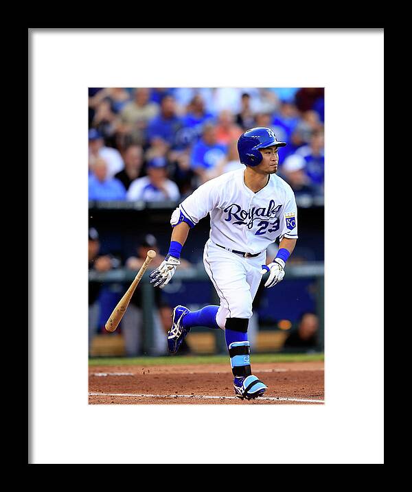 American League Baseball Framed Print featuring the photograph Chicago White Sox V Kansas City Royals #2 by Jamie Squire