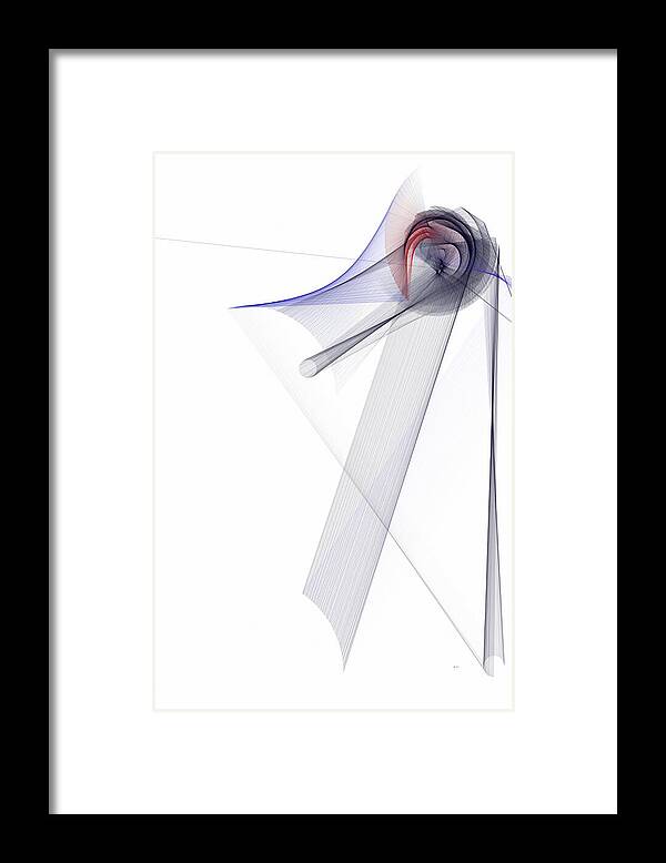 Abstract Art Framed Print featuring the digital art Color Symphony #2 by Rafael Salazar