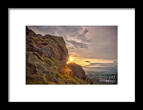 Airedale Framed Print featuring the photograph Cow and Calf Rocks by Mariusz Talarek