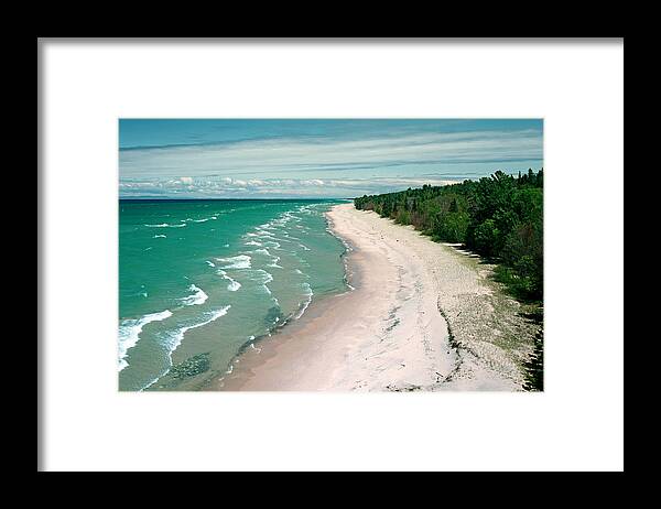 Crisp Point Beach Framed Print featuring the photograph Crisp Point Beach #2 by Kris Rasmusson