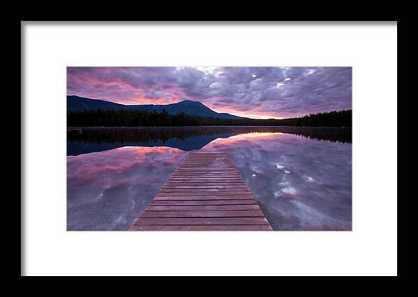 Maine Framed Print featuring the photograph Daicey Pond Sunrise #2 by Patrick Downey