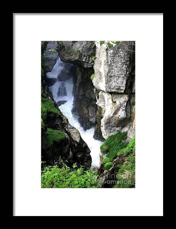 Faces In The Rocks Framed Print featuring the photograph Faces in the Rocks #2 by Mukta Gupta